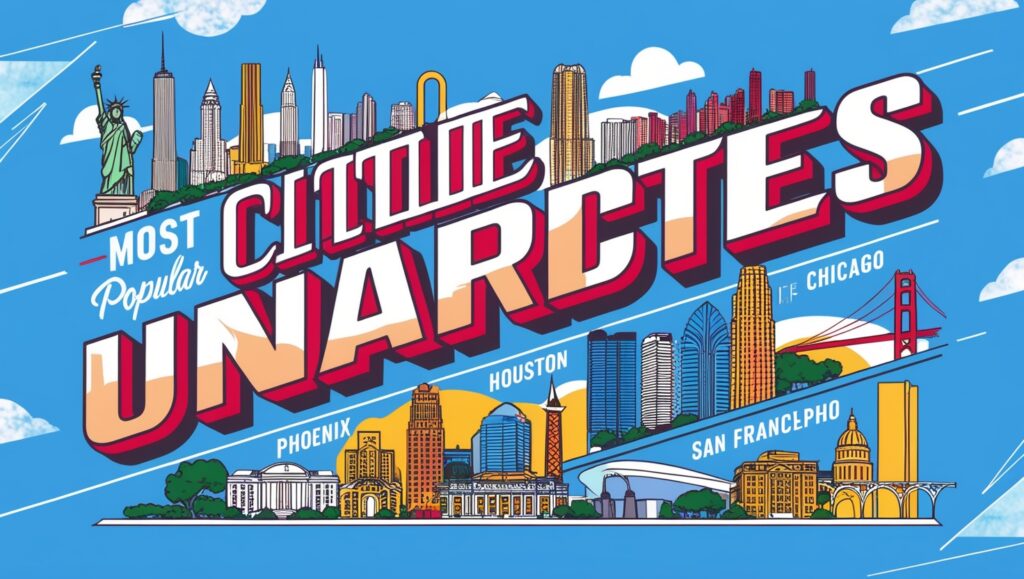 Most popular cities in the us
